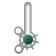Скоба ROV полярная Green Pin P-5363 с пружинной осью - Скобы