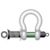 Скоба ROV полярная пружинная Green Pin P-5367 - Скобы