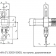 Таль электрическая цепная СМ Powerlift 1600-10000 кг (с подвеской на крюк) - Тали цепные электрические